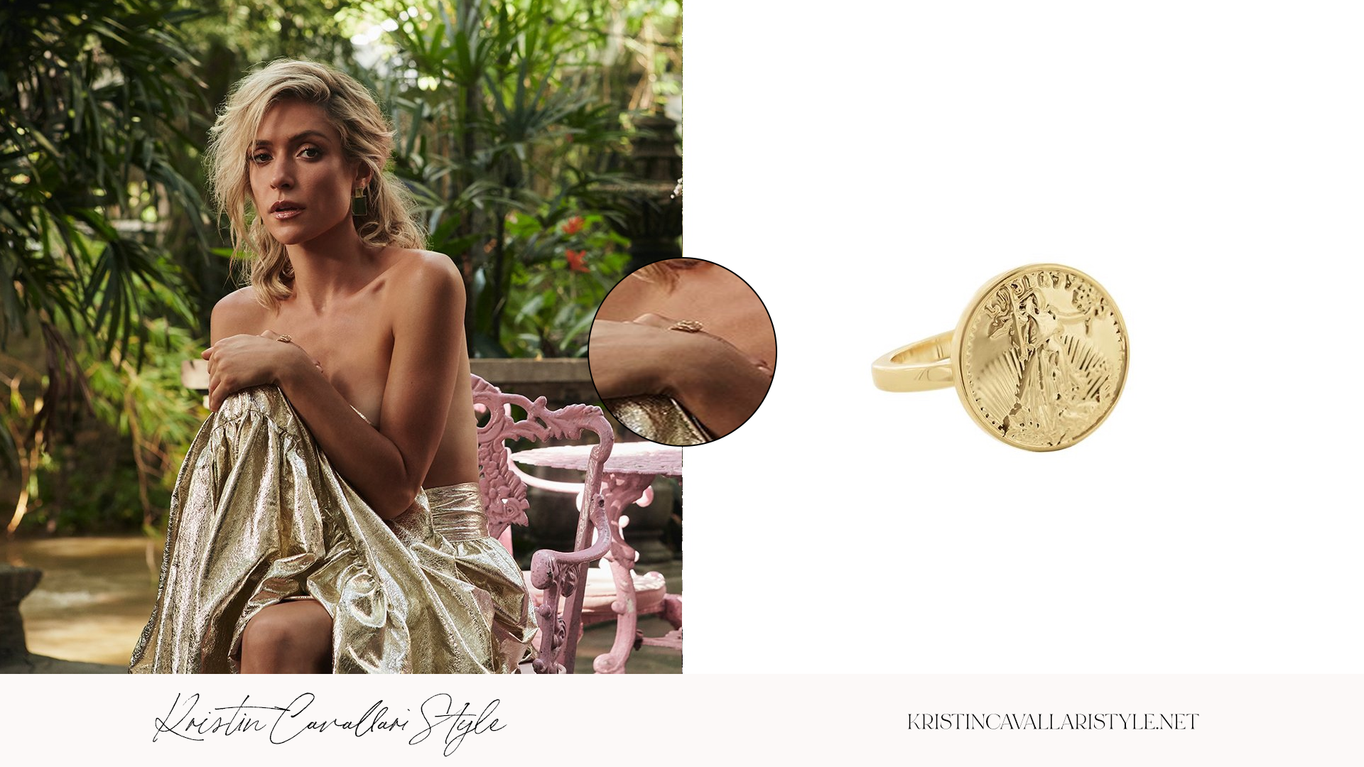 Kristin Cavallari Style - Uncommon James 'Gran Sueno' Ring in Gold on Kristin Cavallari