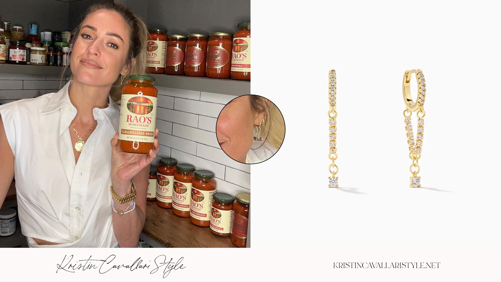 Kristin Cavallari Style - Uncommon James 'A Girl's Best' Earrings in Gold on Kristin Cavallari