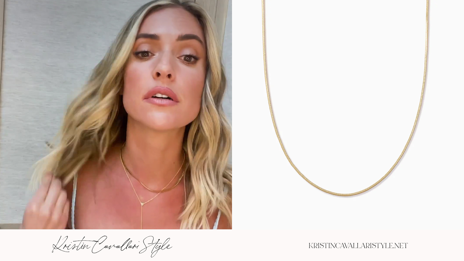 Kristin Cavallari Style - Uncommon James 'Sure Thing' Necklace in Gold on Kristin Cavallari