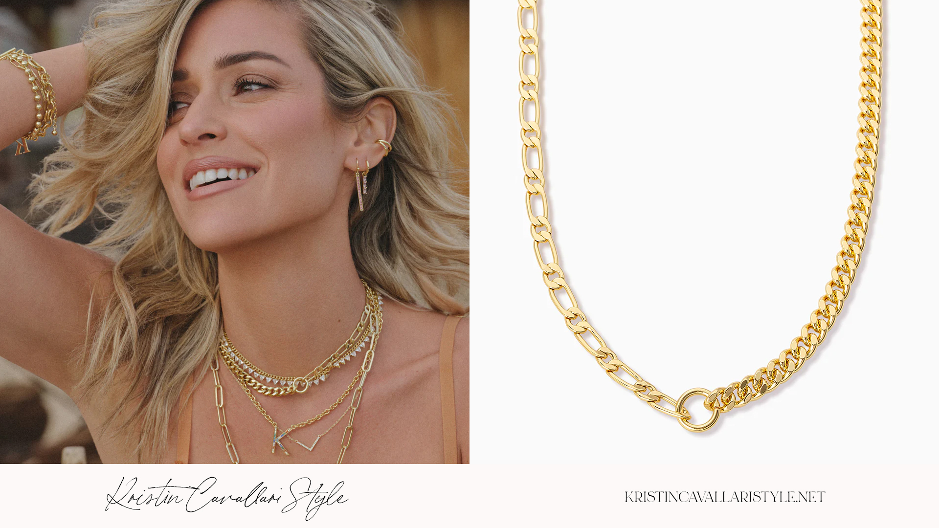 Kristin Cavallari Style - Uncommon James 'Breadwinner' Chain Necklace on Kristin Cavallari