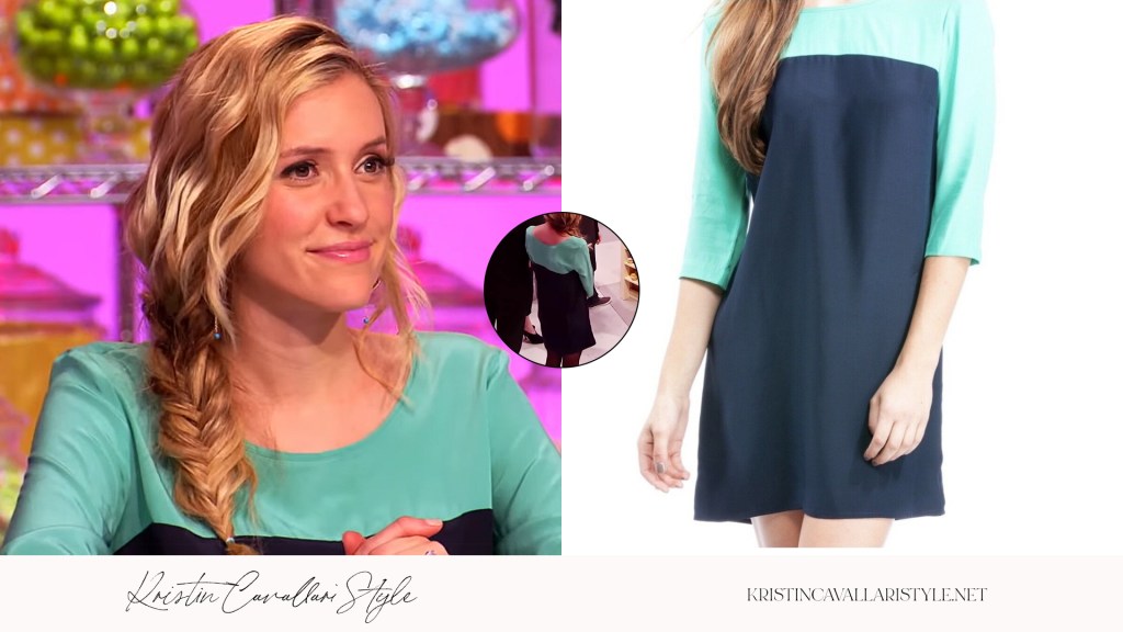 Kristin Cavallari Style - Amanda Uprichard Colorblock Dress on Kristin Cavallari