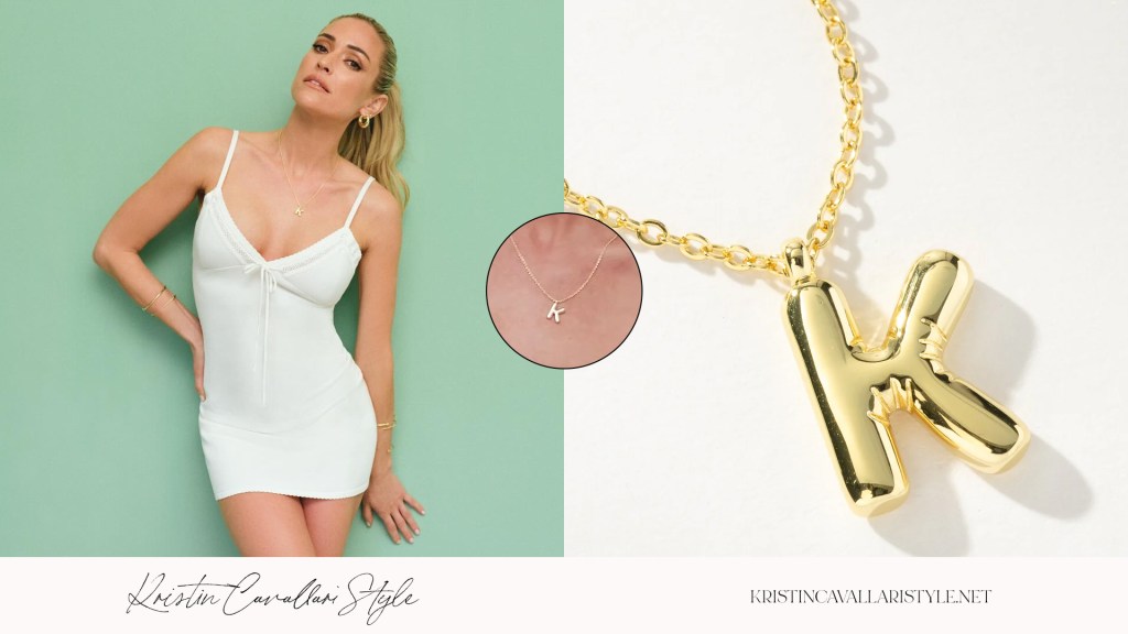 Kristin Cavallari Style - 
Uncommon James Bubble Necklace in Gold on Kristin Cavallari