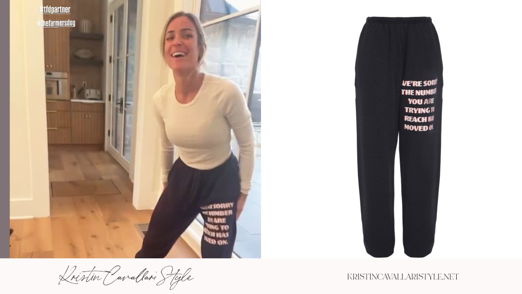 Kristin Cavallari Style - Boys Lie 1-800 Heart Kimmy Pants in Navy on Kristin Cavallari