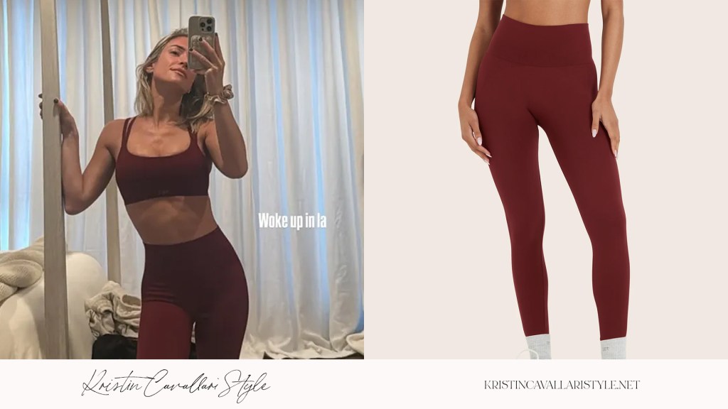 Kristin Cavallari Style - SET Sculptflex Power High-Rise Leggings in Trail on Kristin Cavallari