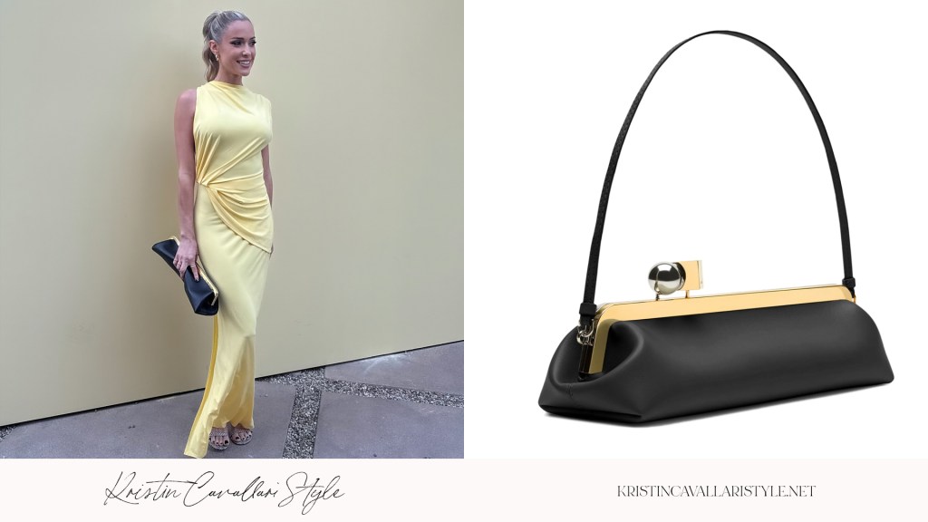 Kristin Cavallari Style - Jacquemus "The Salon" Clutch Bag in Black on Kristin Cavallari